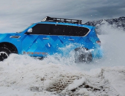 Nissan Armada подготовили для езды в глубоком снегу