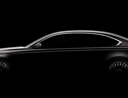 Kia показала силуэт нового Quoris