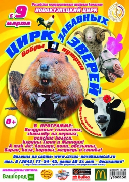 Цирк забавных зверей