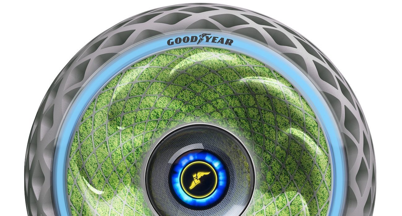 Goodyear показала автомобильные шины, вырабатывающие кислород