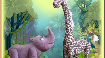 Носорог и жирафа | Забайкальский театр кукол