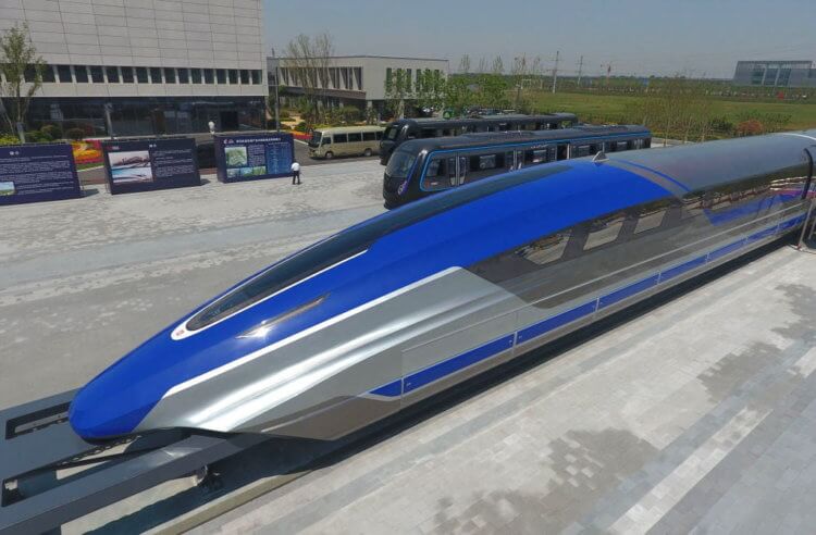 Новый китайский поезд на магнитной подушке сможет развивать скорость 600 км/ч