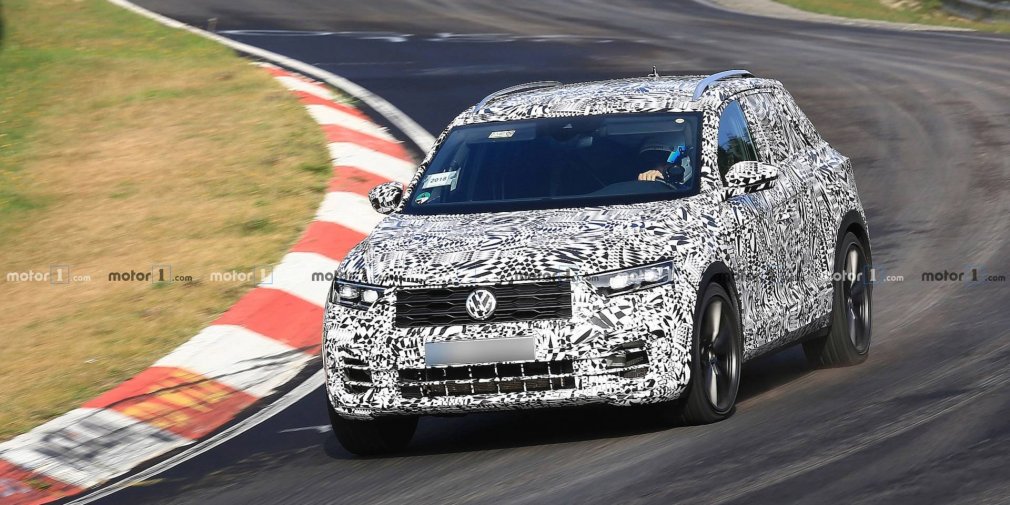 Видео: Volkswagen тестирует 300-сильную версию T-Roc на «Нюрбургринге»