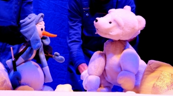 Медвежонок и снеговик