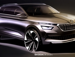 Skoda показала внешность нового компактного кроссовера