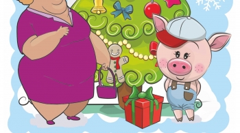 Новогодние приключения знаменитого Поросенка