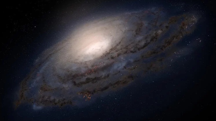 Почему наша галактика имеет спиральную форму?