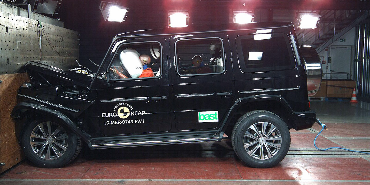 Euro NCAP разбил новый Mercedes Gelandewagen в краш-тестах