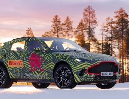 Видео: Aston Martin тестирует свой первый кроссовер зимой