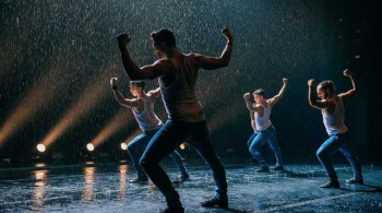 Шоу под дождем