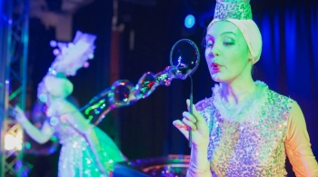 Шоу мыльных пузырей