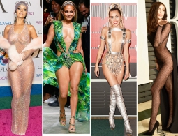 Без стеснения: звезды, которые любят откровенные наряды