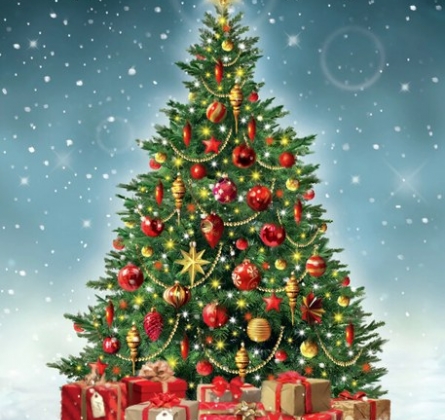 Ёлка с Харли Квин и Бетменом