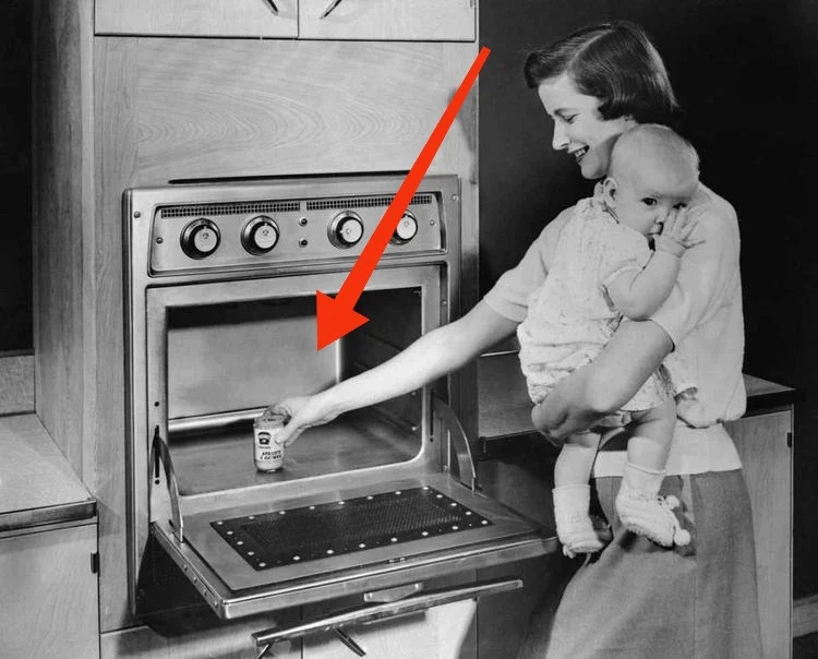Как выглядела первая микроволновая печь. История изобретения