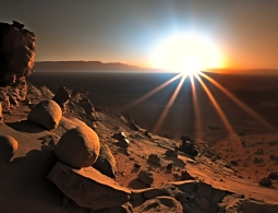«Ослепительный закат» на Марсе: ровер-ветеран NASA Curiosity впервые запечатлел «солнечные лучи»