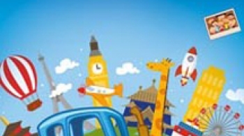 Синий трактор