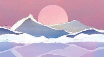 Акварельный коллаж