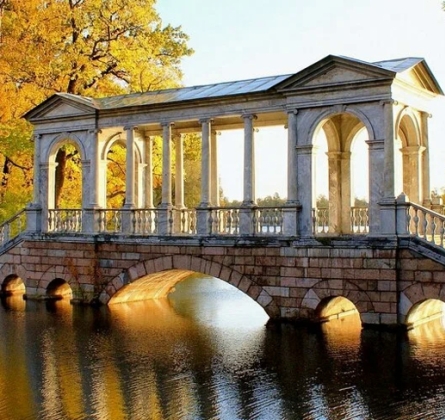 Пушкин - Екатерининский парк, дворец и Янтарная комната