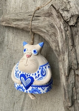 Керамический колокольчик | Роспись