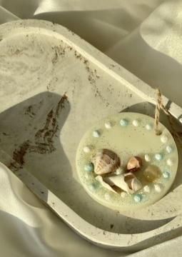 Творческий мастер-класс по изготовлению аромасаше и овала из гипса