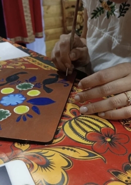 Мастер-класс по вятской росписи