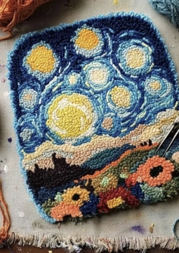 Тафтинг. Коврик ручной работы