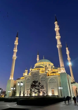 Шали, вечерний Грозный и Аргун