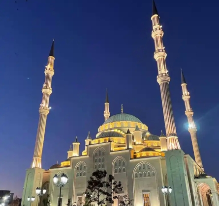 Шали, вечерний Грозный и Аргун