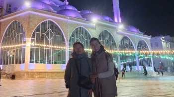 Огни ночной Махачкалы