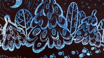 Мастер-класс в технике Граттаж