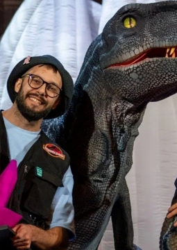 Диношоу. Настоящий динозавр