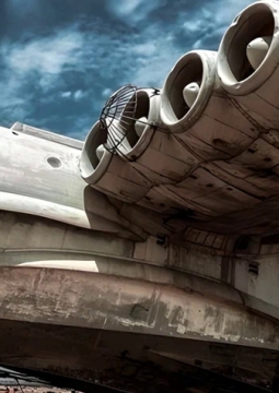 Дербент и экраноплан Лунь