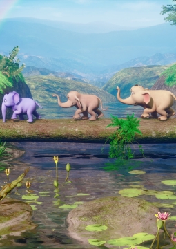 Книга джунглей и слонёнок Бимбо