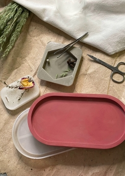 Творческий мастер-класс по изготовлению аромасаше и подставки из гипса